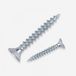 Chipboard screw, flat countersunk head.